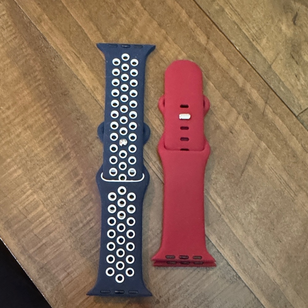 Smartwatch Band Set - Maroon & Navy Blue size S/M.